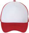 01668 Bubble SOL'S Bubble Contrast Cap White / Red colour image